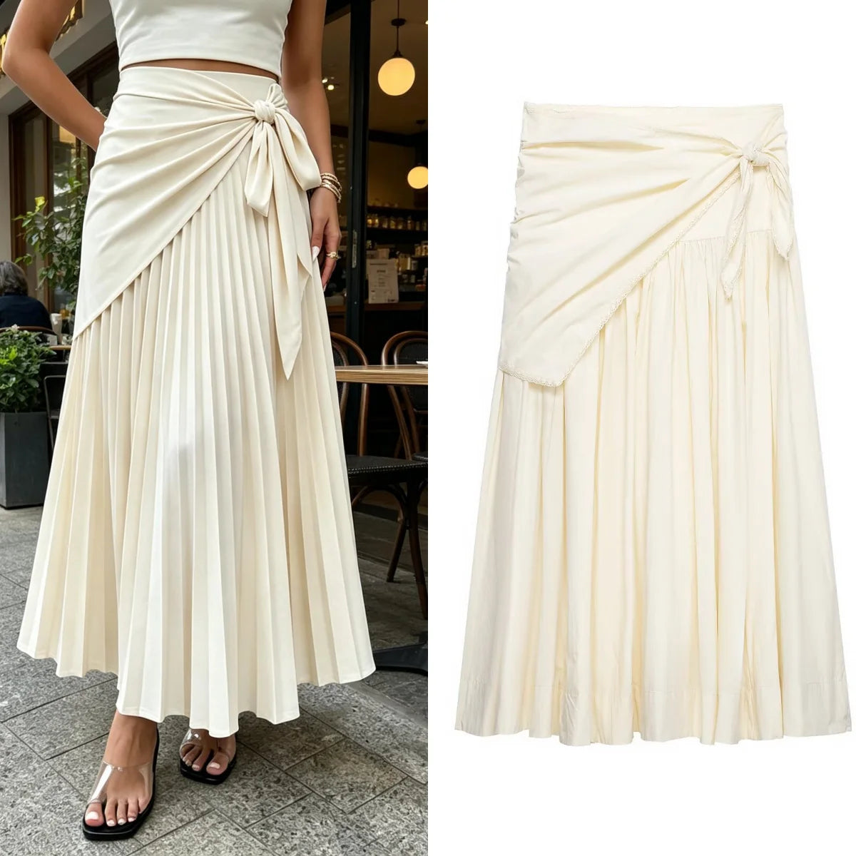 French elegant mid-length skirt